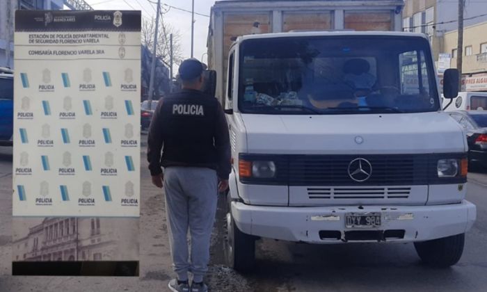 Florencio Varela – Recuperaron camión robado: cinco aprehendidos